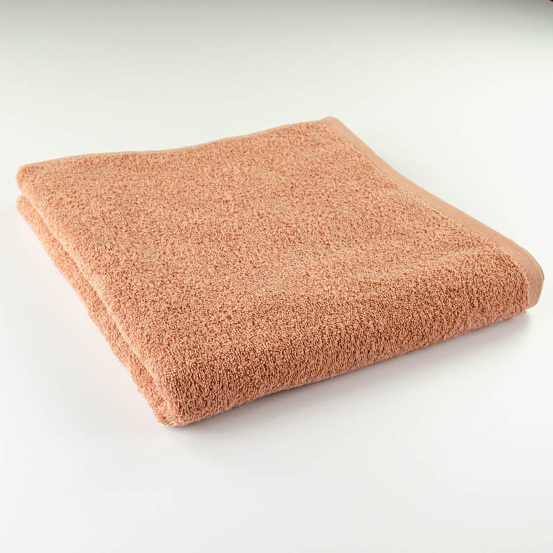 Набор махровых полотенец 2шт GM Textile 50х90см, 70х140см 400г/м2 (Темно-Бежевый) Сумы - изображение 2