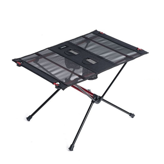 Раскладной туристический стол облегченный Naturehike NH19Z027-Z сетка-карбон (Черный) Винница - изображение 1