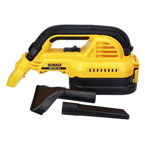 Професійний пилосос акумуляторний DeWALT DCV517N : без АКБ, об’єм 1.9л, шланг 1м (DCV517N) Київ