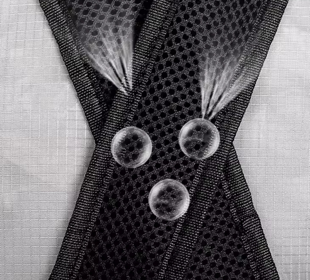 Туристический портативный складной легкий рюкзак 18 л 4 кармана водонепроницаемый 41 на 24 см серый Киев - изображение 8