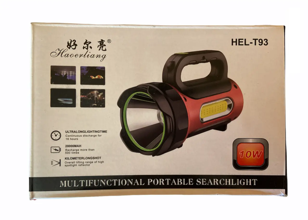 Фонарь на солнечных батареях HEL-T93 (LM+COB белый и красный) + Powerbank + microUSB (3+4 режима) Винница - изображение 8