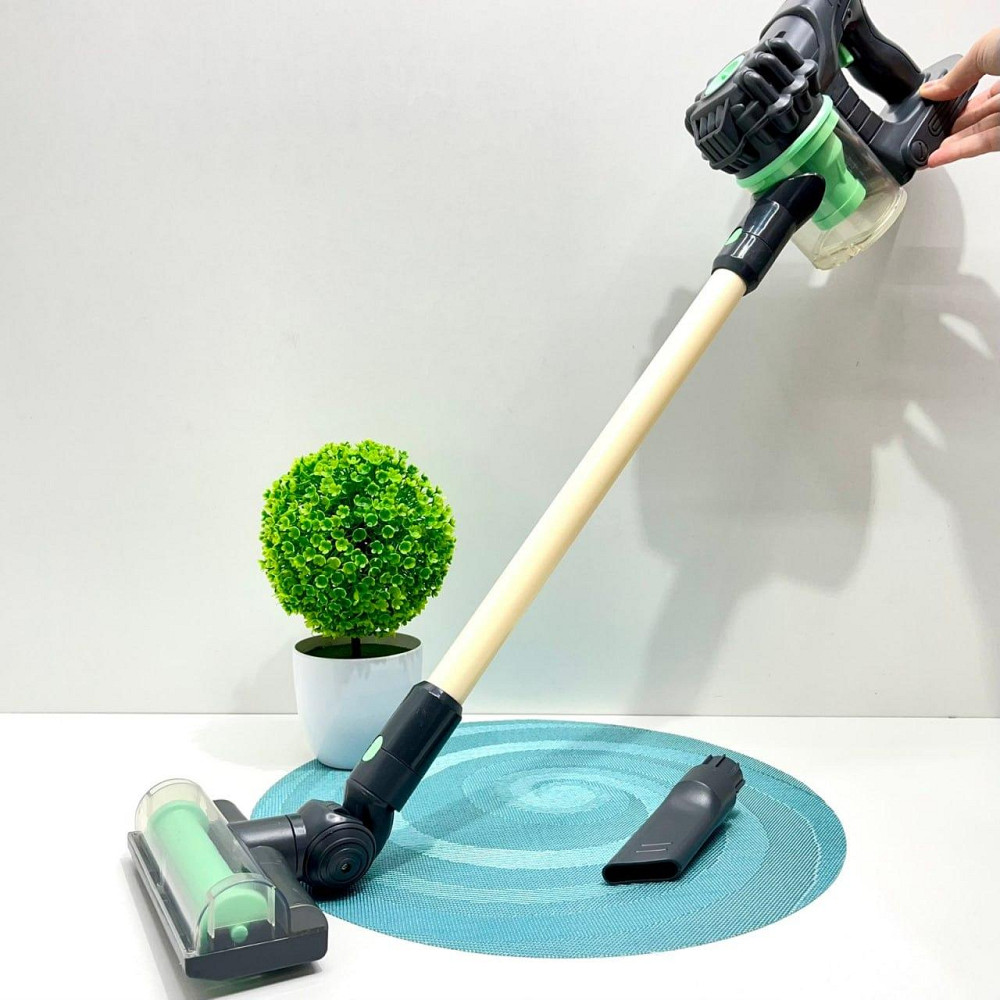 Пилосос WToys 3 насадки підсвічування дзижчання всмоктуючий пил М'ятний (83718) Чернігів - фото 1