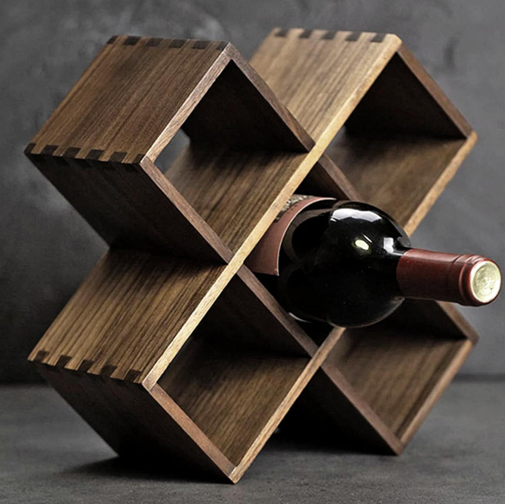 Настільна винна полиця "Фаратан" сепія Миколаїв - фото 1