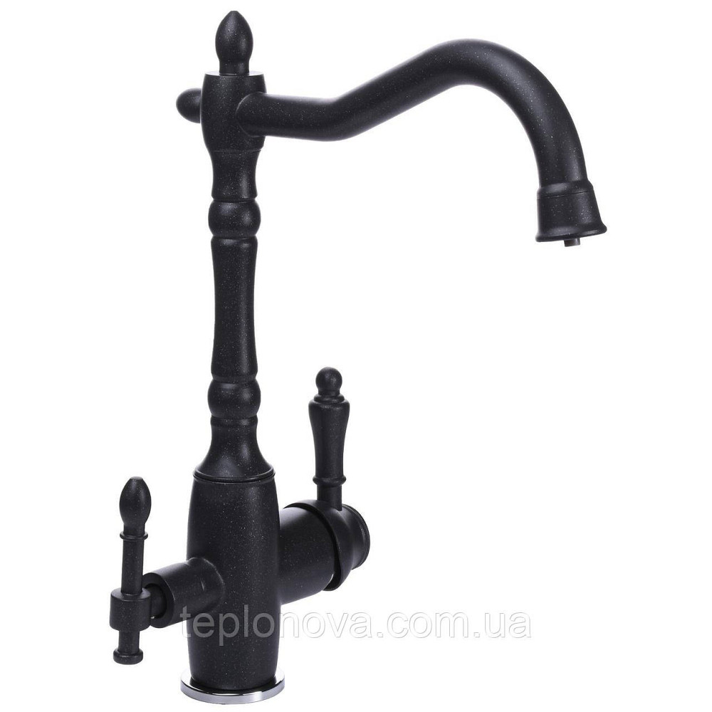 Смеситель для кухни под осмос Globus Lux LAZER GLLR-1000-1-ONIX Черновцы - изображение 3