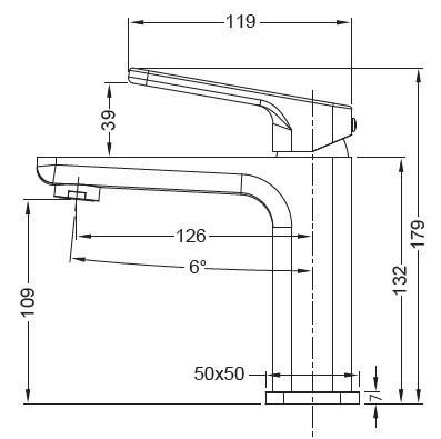 Змішувач для умивальника Koer KB-10031-01   ( KR5430 ) 35802 Харків - фото 6