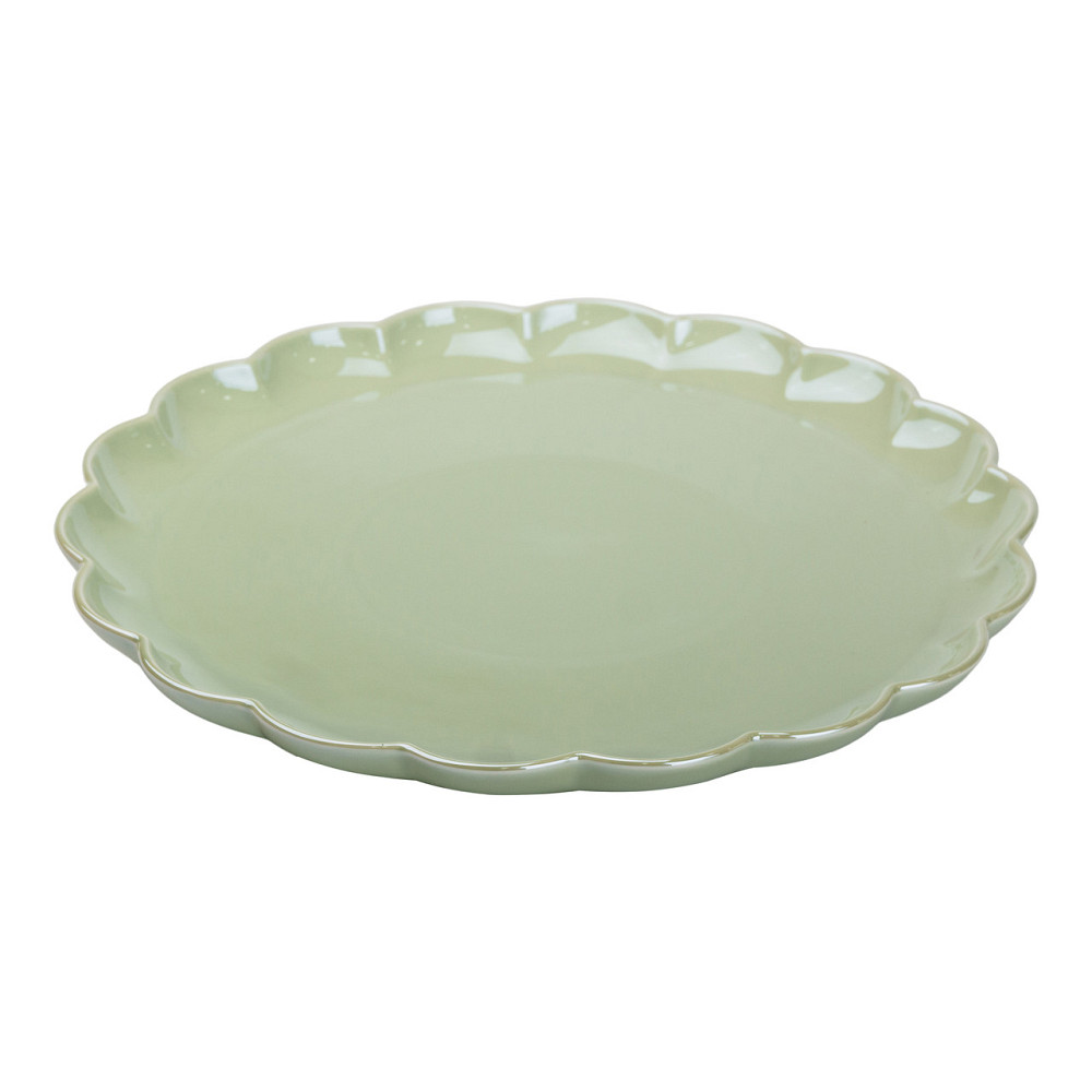 Чайний набір на 6 персон із заварювальним чайником та порцелянаовою підставкою Зелений HP-15-8 Коломыя - изображение 4