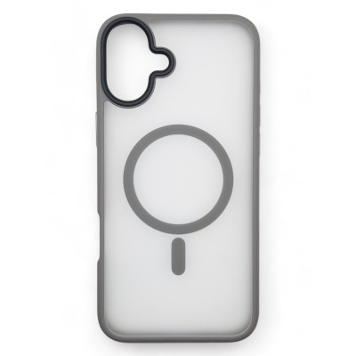 Чохол до мобільного телефона BeCover Metal Buttons Case (MagSafe) для Apple iPhone 16 Gray (712092) Вінниця - фото 1