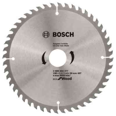 Диск пильний Bosch Eco for Wood 190x2.2x30-48T (2.608.644.377) Вінниця