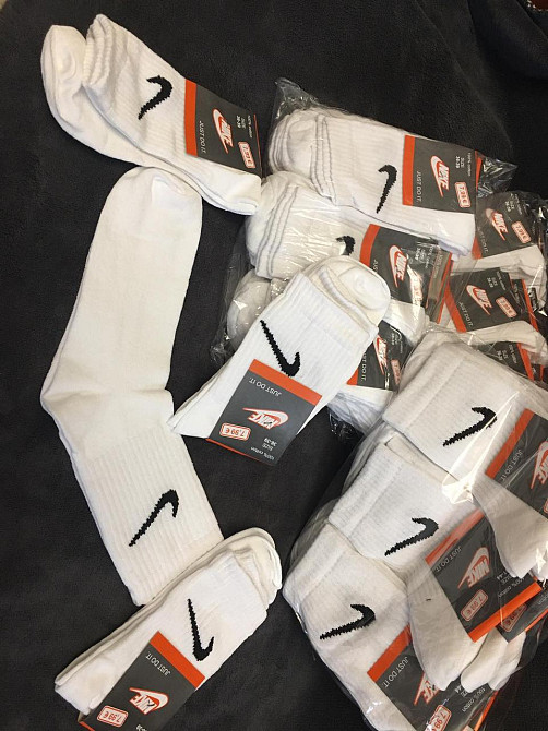 🔥 Оригінальні чоловічі та жіночі шкарпетки Nike – 100% бавовна набор 15 шт Киев - изображение 5