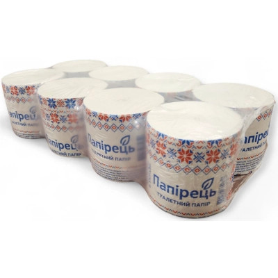 Туалетний папір Папірець 1 шар 8 рулонів (4820170780740) Вінниця - фото 2