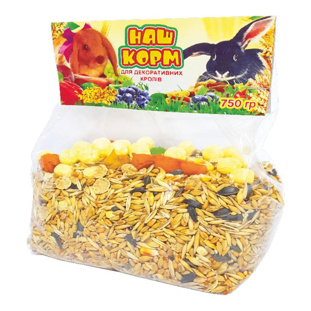 Корм Наш корм для кроликов, 750 г Винница - изображение 1