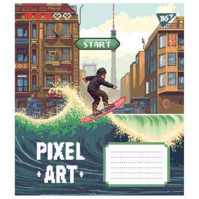 Зошит Yes Pixel art 12 аркушів лінія (767228) Вінниця