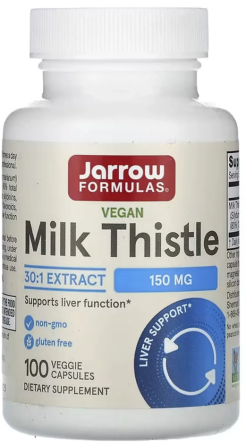 Розторопша 150 мг Jarrow Formulas Milk Thistle 100 капс Київ