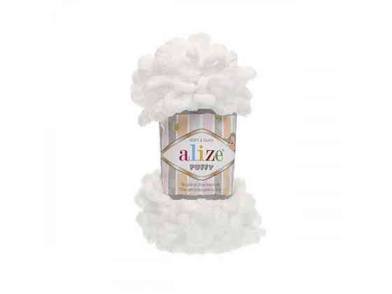 Пряжа Puffy 55 5шт/уп 100% Микрополиэстер 100г 9,2м ТМ ALIZE Киев