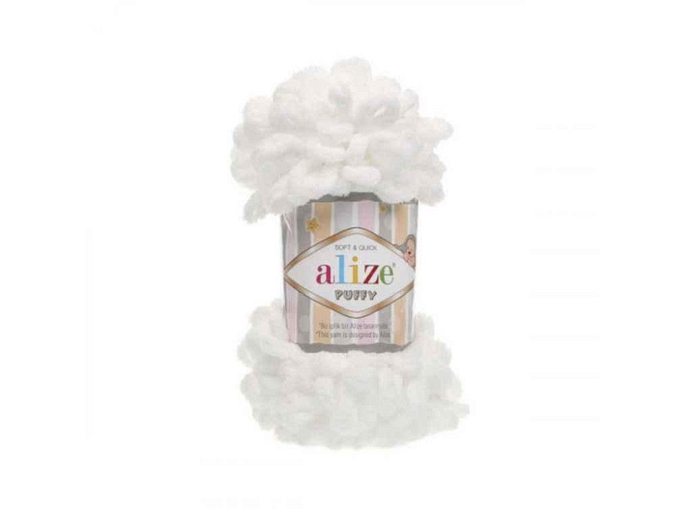 Пряжа Puffy 55 5шт/уп 100% Микрополиэстер 100г 9,2м ТМ ALIZE Киев - изображение 1