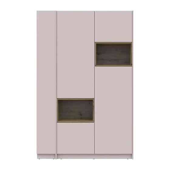 Шкаф для одежды с нишей и этажеркой Doros Дейл Кашемир/Дуб Артизан 2 ДСП 143.2х52х220 DRS-011724 (44900336) Львов