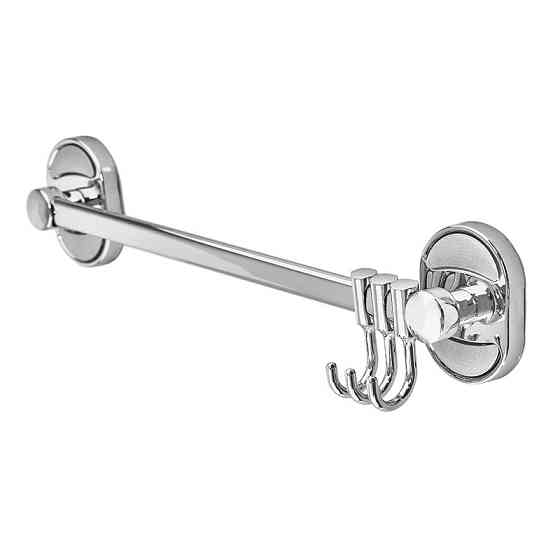 Планка с тремя подвижными крючками Zerix AFB-0115-3 (ZX5051) для крепления Харьков