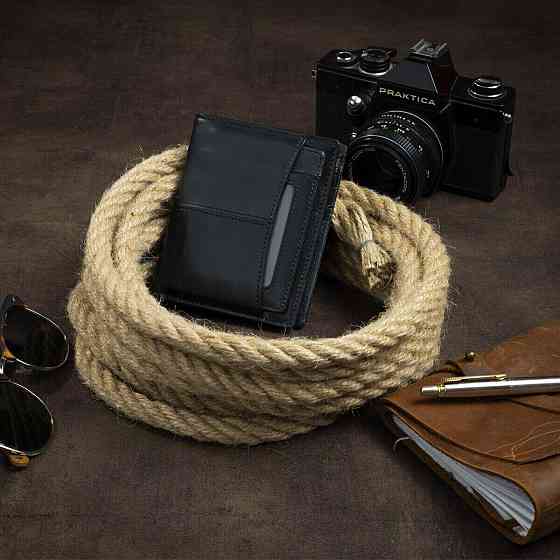 Кошелек мужской Vintage 14921 Черный Киев