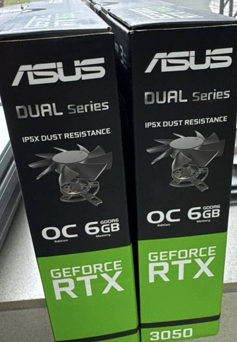 Ігрова відеокарта RTX 3050 ASUS Нова! Київ - фото 2