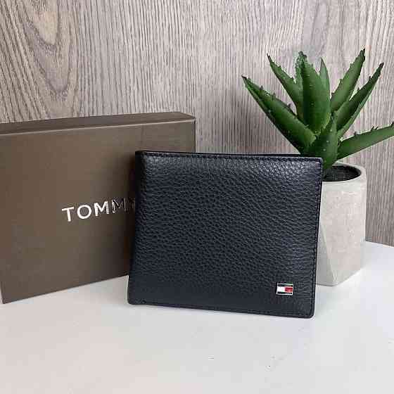 Чоловічий гаманець портмоне люкс в стилі Tommy Hilfiger, чоловічий портмоне на магніті Томмі чорний ( 24764 ) Харьков