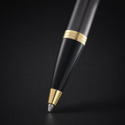 Ручка шариковая Parker IM 17 Grey Lacquer GT BP (21 132) Винница - изображение 4