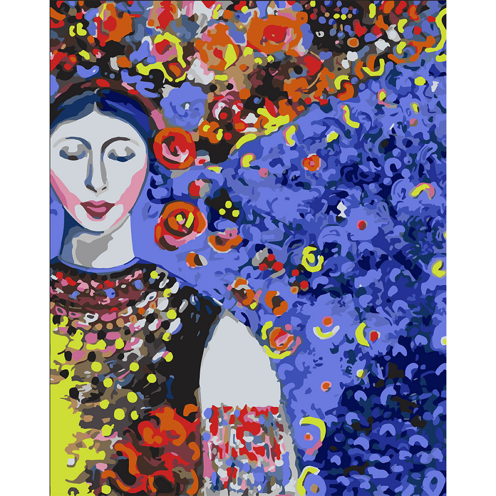 Картина за номерами "Santi" 954253 "Чарівна українка", 40*50 см., шт Київ - фото 1