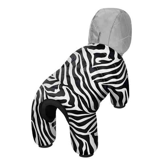 Комбінезон для собак WAUDOG Clothes малюнок "Зебра", M35, В 59-62 см, С 37-40 см Київ