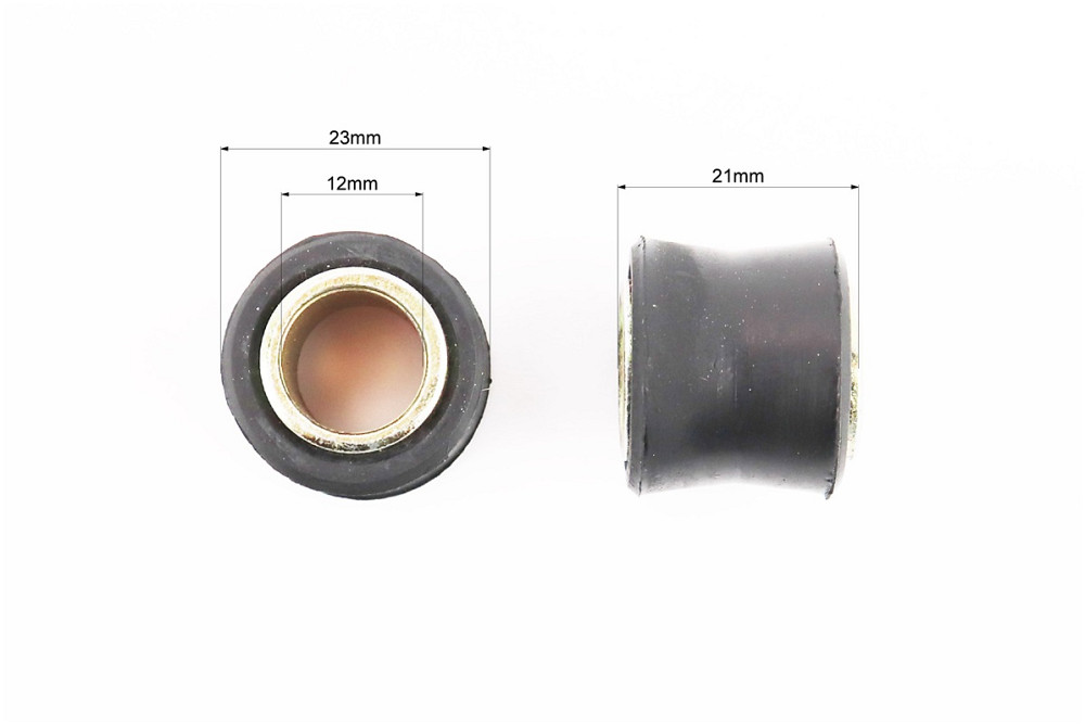 Сайлентблок амортизатора+втулка 12мм к-кт 2шт, ЧОРНИЙ Київ - фото 2