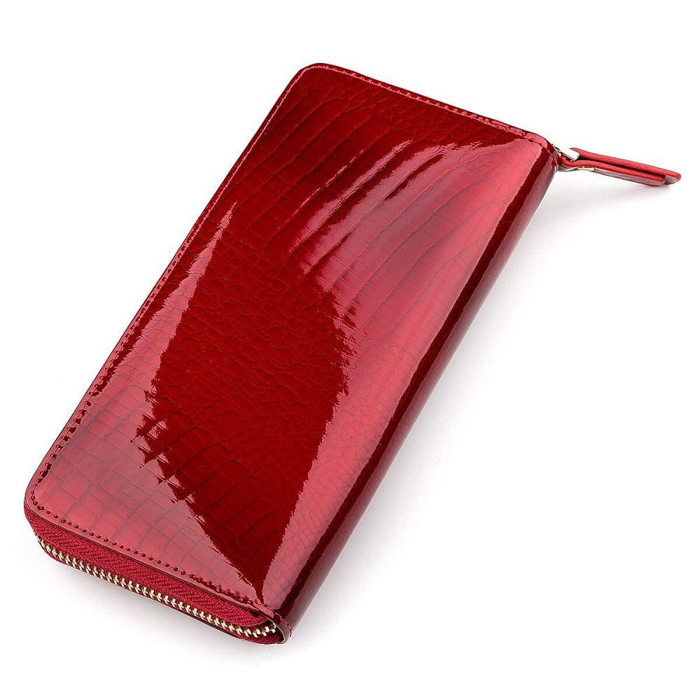 Гаманець жіночий ST Leather 18436 (S7001A) місткий Червоний Київ - фото 13