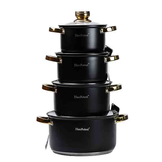 Yiwu Набір каструль з нержавіючої сталі 4 штуки 6,1/3,9/2,8/2,1 л Київ