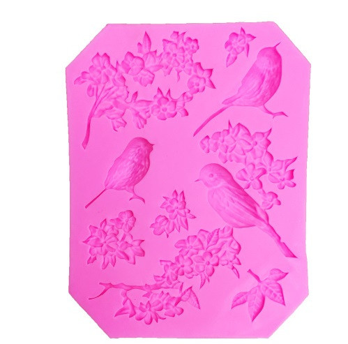 Молд силіконовий Птахи 119 на 90 см рожевий Київ - фото 5