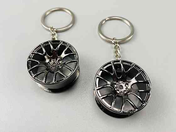 Брелок диск-колеса, брелок на ключі для водія, брелок металевий на автокамері Мукачево