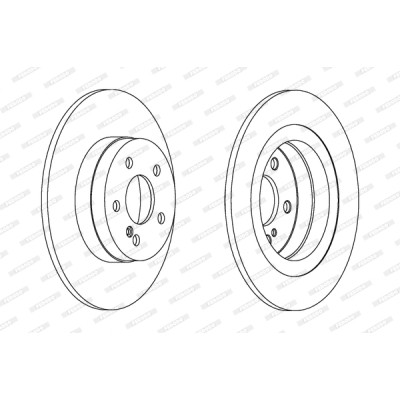 Гальмівний диск FERODO DDF1691C Вінниця - фото 1