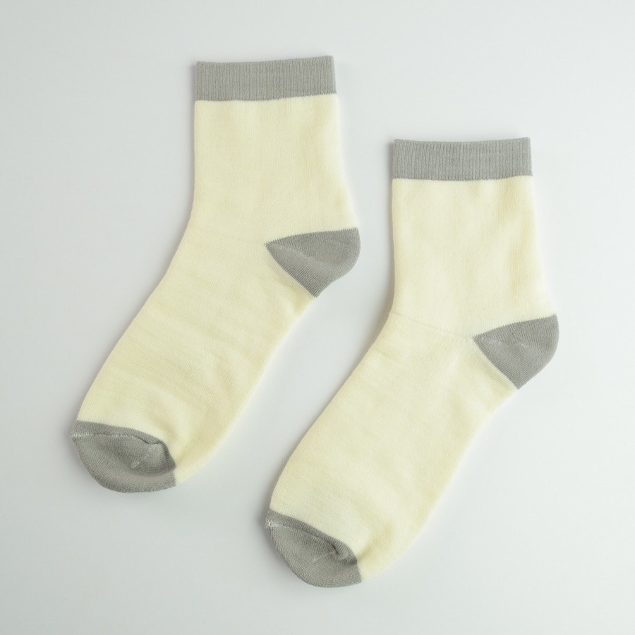 Теплі шкарпетки жіночі класичні у смужку GM Textile Високі 36-41 Ванільний Суми - фото 3