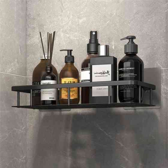 Полиця алюмінієва настінна 30*13*5см чорний Вінниця