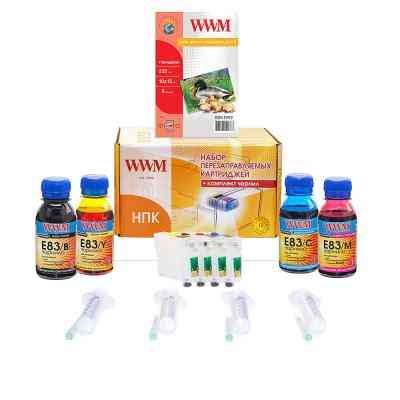 Комплект перезаправних картриджів WWM Epson Stylus TX210/TX219/TX410/TX419 (RC.T073N-1) Вінниця