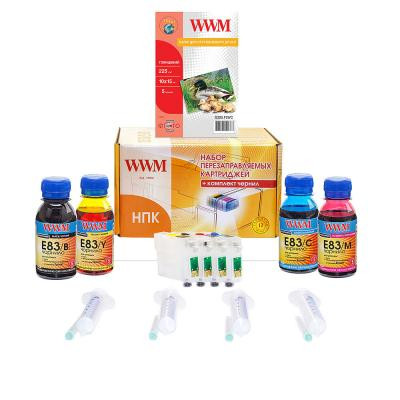 Комплект перезаправних картриджів WWM Epson Stylus TX210/TX219/TX410/TX419 (RC.T073N-1) Вінниця - фото 1