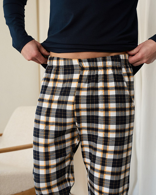 Мужской комплект 2 пуговицы на кофте - штаны в клутку Nicoletta 93531 M Киев - изображение 11