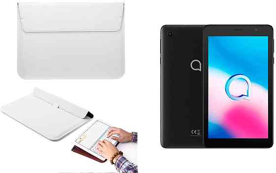Чехол-конверт VitoCase для Alcatel 1T 7 4G (9013X), с функцией подставки для планшета Белый Киев