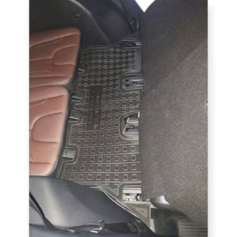 Коврики Хюндай santa fe 2018-2021 (3-й ряд) борт 2,5см, с перемычкой салона Мукачево - изображение 1