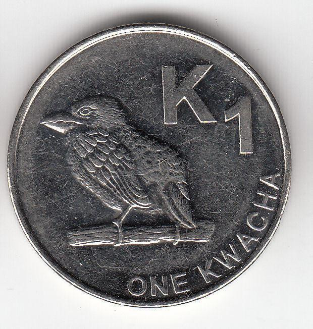 Zambia Замбія 1 Kwacha 2014 UNC Полтава - фото 1
