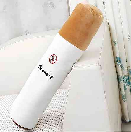 Оригінальна подушка у вигляді сигарети RESTEQ, 80см, Унікальний подарунок зі змістом) Київ