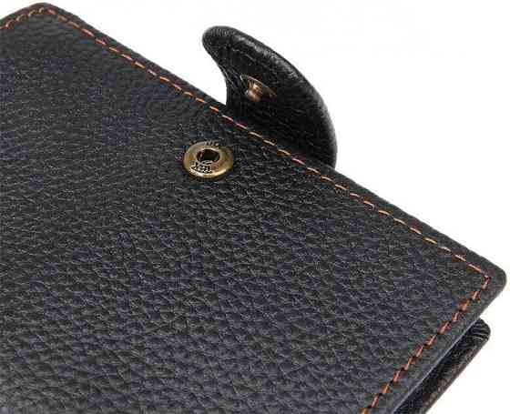 Гаманець чоловічий шкіряний Чорний (Vintage) Київ