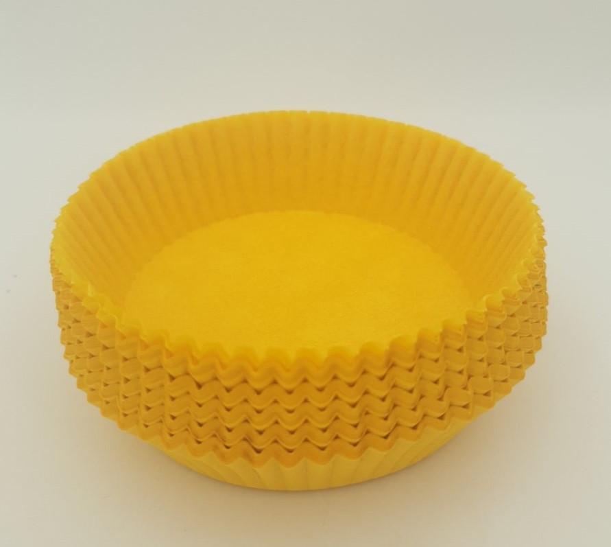 Тартолетка для кексів "Кругла жовта"D71 H22 (100шт)/9/ (1 уп.) Харків - фото 4