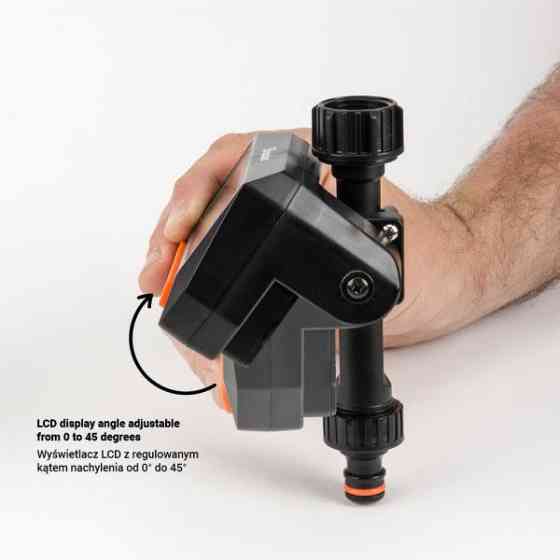 Контроллер полива электронный, однозонный, BLACK LINE, ECO-3137 Киев