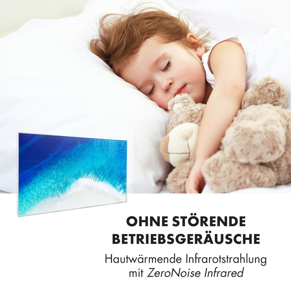 Wonderwall Air Art Beach Инфракрасный обогреватель 101x60 см 600 Вт Настенная установка Пульт дистанционного Ровно - изображение 9