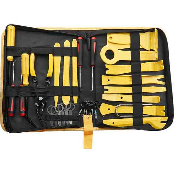 Інструменти, Набір інструментів для зняття обшивки 38 од., Червоний, Пластик, Розміри (мм): Марка Київ