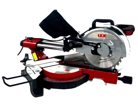 Профессиональная торцовочная пила с протяжкой LEX LXCM305i : 1800Вт диск 305х30мм, 5200об/мин,лазерная линейка Киев