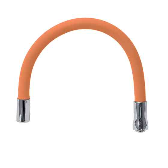 AQUATICA Излив (гусак) 3/4" для кухни силиконовый оранжевый AQUATICA (XH-5242) (9793513) Коломия