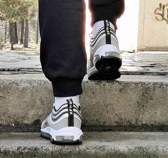 Мужские Кроссовки Nike 97 Серые Найк с Рефлективом (размеры: 43,44) Видео Обзор Днепр